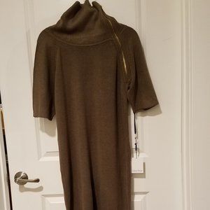 Calvin Klein - Asymmetric Neck Sweater Dress